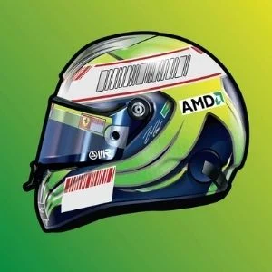 Felipe Massa helmet print formula e edition
