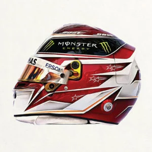 Lewis Hamilton helmet poster 2019 f1 season