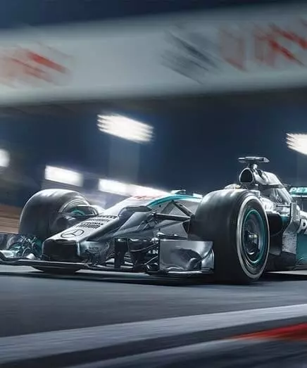 Mercedes AMG Petronas F1 poster Duel in the desert.